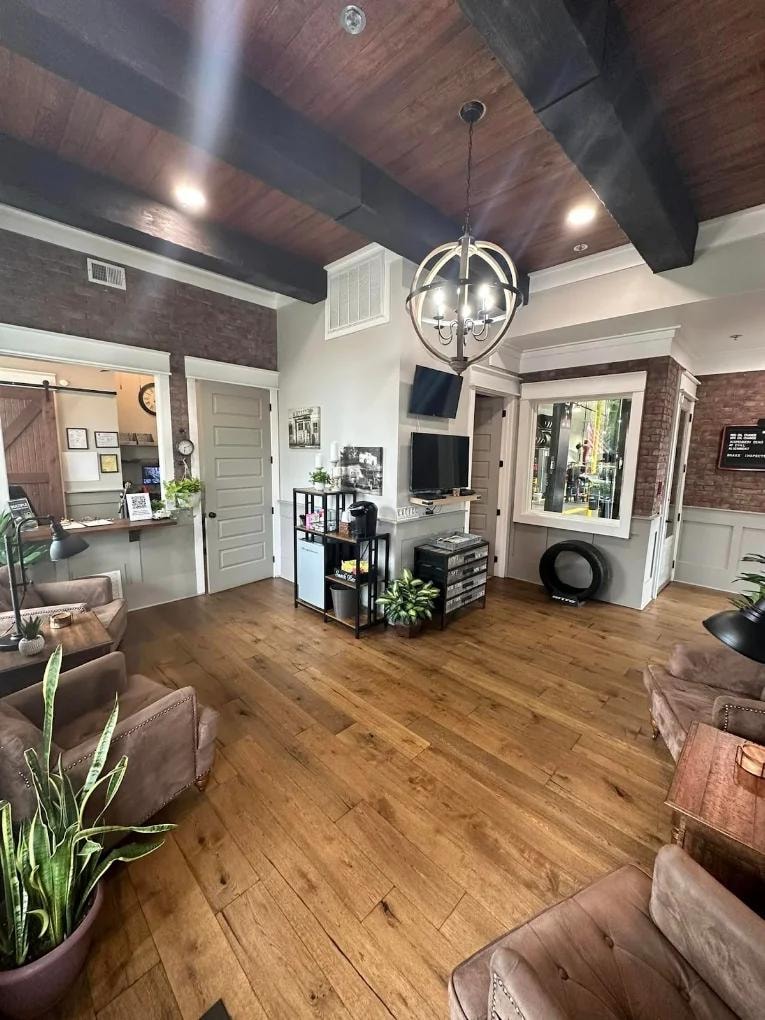 BFL Stop & Go Car Care Center beautiful customer waiting area